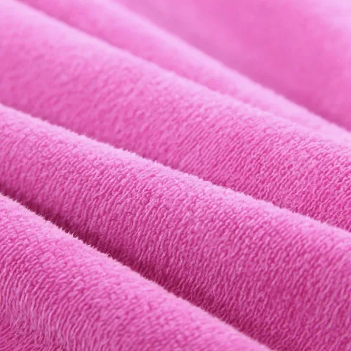 Vista 6 de FakeFace Juego de bata de baño de microfibra absorbente para mujer, bata de baño de rizo con gorro de secado para el pelo, gorro turbante