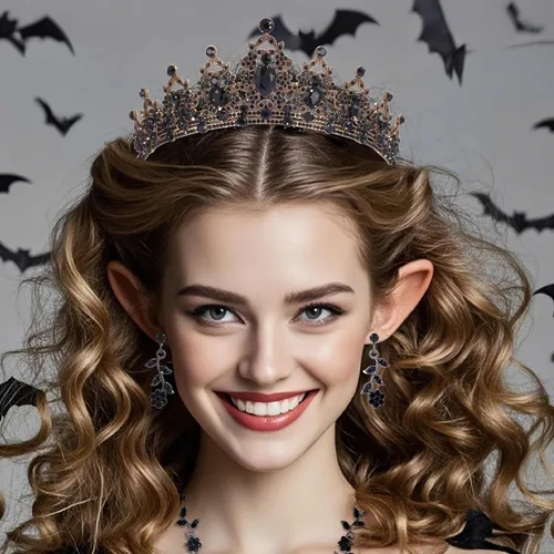 Vista 5 de Kamirola - Corona de reina y tiaras corona de princesa para mujeres y niñas, diademas de cristal para novia, princesa para bodas y fiestas (01)