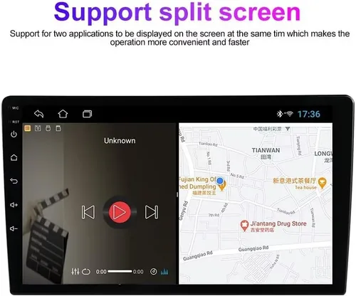 Vista 6 de Radio estéreo Android para Benz Smart 453 Fortwo 2015-2020, Biorunn 9 pulgadas GPS Navi inalámbrico Car-Play Android Auto Upgrade Dash Kit IPS WiFi