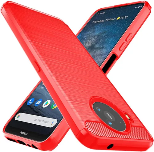 Vista 9 de Osophter Funda para Nokia 8.3 5G, Nokia 8V Funda de absorción de golpes Flexible TPU Caucho Protector para Nokia 8.3 (negro)