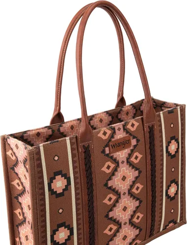 Vista 3 de Wrangler - Cartera para tarjetas de crédito para mujer, estilo bohemio, azteca, con bolsillo con cremallera