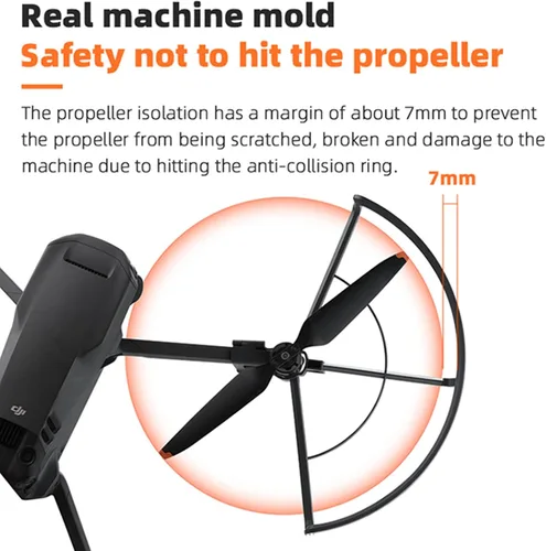 Vista 4 de Protector de hélice apto para DJI Mavic 3/Mavic 3 Pro Drone de liberación rápida Protectores de hoja de hélice Funda protectora anticolisión