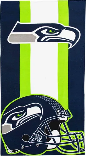 Vista 137 de Northwest NFL San Francisco 49ers - Toalla de playa unisex para adultos, mezcla de algodón y poliéster, 30 x 60 pulgadas, rayas
