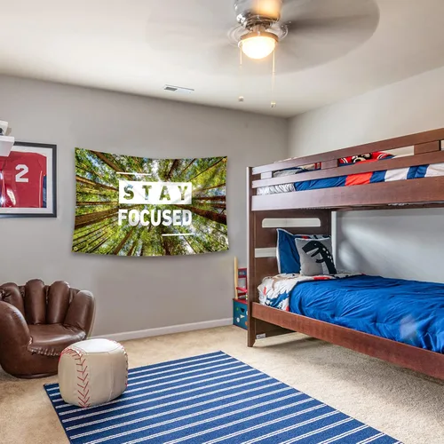 Vista 3 de Bandera inspiradora con citas motivacionales, tapiz decorativo de pared de 3 x 5 pies, dormitorio universitario, gimnasio, oficina, decoración
