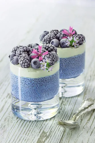 Vista 9 de Blue Drink Spirulina en polvo, sabor a bayas y miel, 12 onzas, mezcla de bebida azul, colorante natural para alimentos, perfecto para mezcla