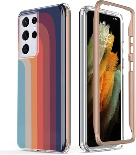 Vista 10 de Esdot Funda para Samsung Galaxy S21 Ultra, Grado Militar Pasa Prueba de Caída de 21 pies, Cubierta Resistente con Diseños de Moda para Mujeres
