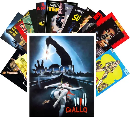 Vista 10 de PIXILUV Postales vintage 24 piezas SciFi Vintage Comic Book Art Magazine Covers
