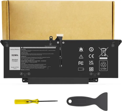 Vista 7 de Futurebatt Nueva batería de repuesto para Dell DJ1J0 451-BBZL PGFX4 ONFOH DJ1JO, para Dell Latitude 12 7000 7280 7480 Series [42Wh 11.4V]