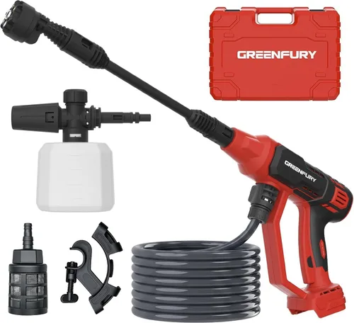 Vista 8 de Lavadora portátil inalámbrica compatible con batería Dewalt 20V MAX