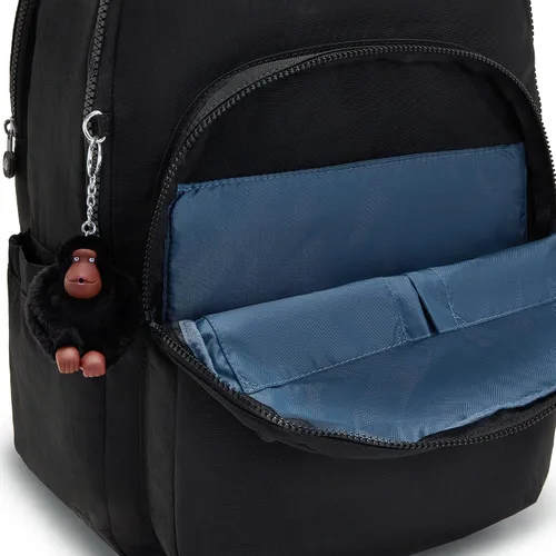Vista 8 de Kipling Mochila para laptop Seúl extra grande de 17 pulgadas para mujer, duradera, espaciosa con correas acolchadas para el hombro, bolsa escolar