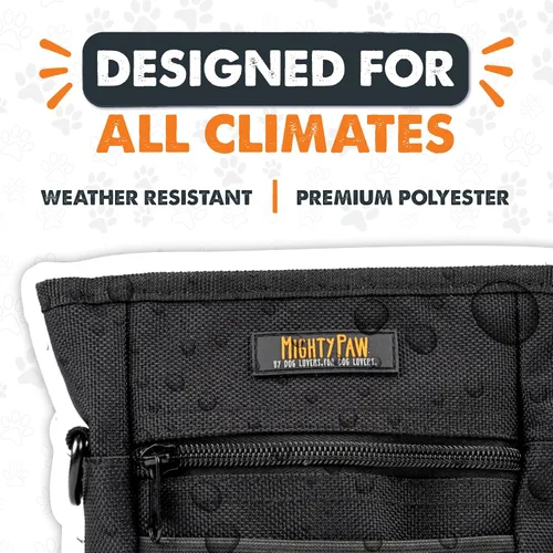 Vista 7 de Bolsa de golosinas para perros Mighty Paw Cierre magnético sin derrame - Bolsas con manos libres para entrenamiento - Bolsas de golosinas