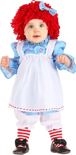 Vista 4 de Disfraz infantil de Raggedy Ann