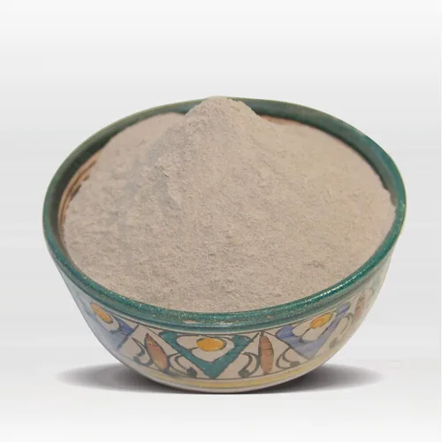 Vista 3 de Zakia's - Máscara de arcilla Rhassoul marroquí (lavanda) - Arcilla orgánica para rostro y cuerpo - Máscara de barro antienvejecimiento para piel