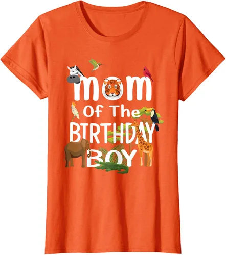 Vista 63 de Camiseta de fiesta de animales con temática de zoológico para niño de cumpleaños, Negro
