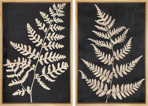 Vista 37 de SIGNWIN Lienzo enmarcado para pared, ilustraciones abstractas texturizadas en tonos beige terrosos, arte moderno, decorativo, contemporáneo
