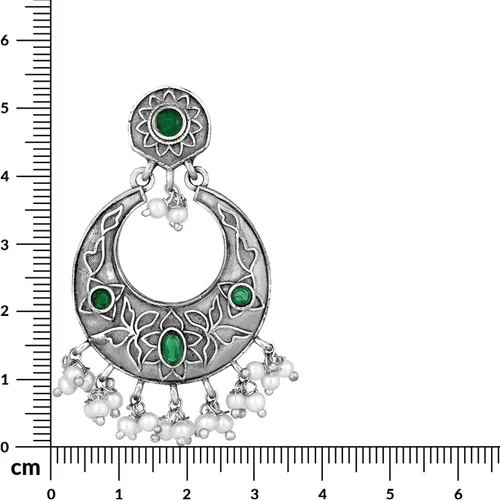 Vista 4 de Jhumki Earrings Indian Ethnic Antique Jewelry For Women