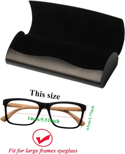 Vista 4 de Caso de gafas para hombres Caso de gafas de aluminio Luz miopía caja de gafas