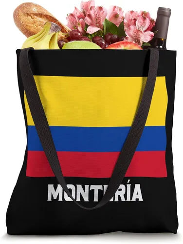 Vista 4 de Montería Colombia Flag Emblem Escudo Bandera Crest Tote Bag