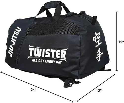 Vista 5 de TWISTER Mochilas Jiu jitsu (negroblanco, mochilas Jiu jitsu)