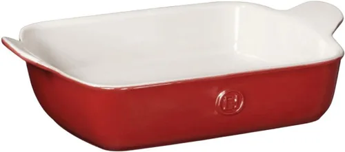 Vista 2 de Emile Henry Panadero rectangular pequeño de 10.25 x 7 pulgadas/0.9 cuartos de galón, colección Modern Classics Gris perla