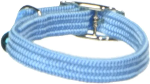 Vista 20 de Kool Kat Collar de seguridad elástico para gatos con campana, negro, 8 pulgadas