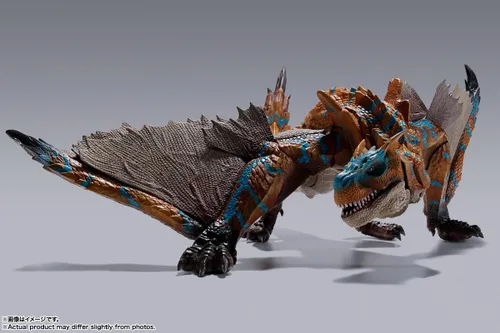Vista 2 de TAMASHII NATIONS - Monster Hunter Rise - Tigrex, Figura de acción Bandai Spirits S.H.MonsterArts