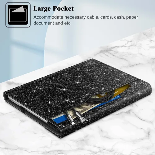 Vista 5 de Fintie Funda para Microsoft Surface Pro 11/10/9 de 13 pulgadas - Cubierta tipo cartera de negocio con múltiples ángulos de visualización