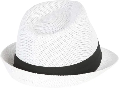 Vista 4 de Tweed clásico estilo cubano Fedora moda sombrero