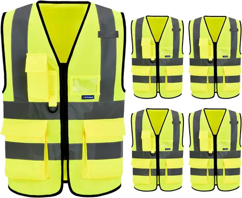 Vista 9 de XS Chaleco de seguridad negro para mujer XS