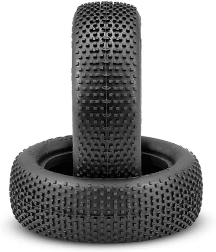 Vista 2 de JConcepts Inc. Double Dees V2 Neumático GRN Cmpd 2.2 2 2 Wheel Drive Buggy FR 2 JCO316002 RC Neumático