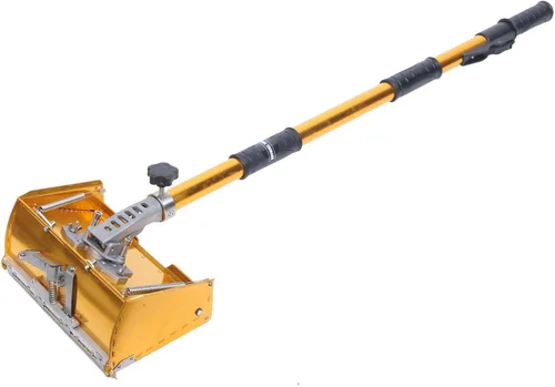 Vista 2 de 8.9 '' Drywall caja plana acabado caja yeso caja herramienta w/extendida mango 40''-63.8