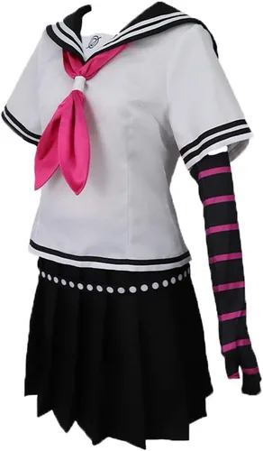 Vista 2 de Anime Danganronpa 3 Disfraces Cosplay Ibuki Mioda JK Uniformes Fiesta de Halloween
