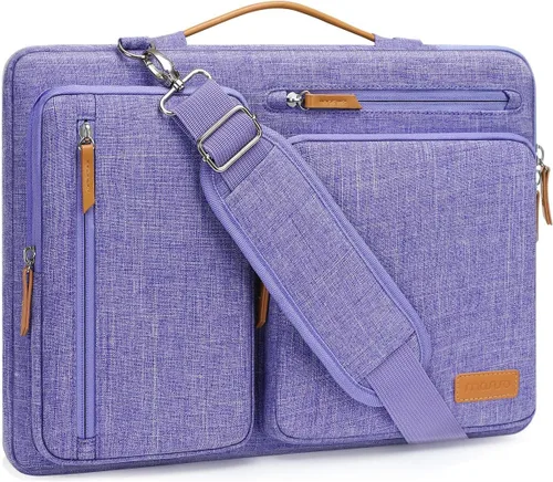 Vista 19 de MOSISO 360 Bolsa de hombro protectora para laptop de 13.3 pulgadas, 13-13.3 pulgadas Azul (Air Blue)