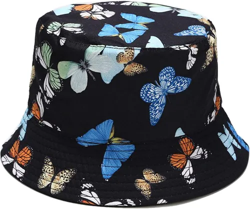Vista 38 de Sombrero de pescador reversible de doble cara con estampado unisex Banana