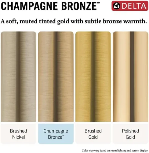 Vista 6 de Accesorio de Filtro de Ducha Estándar Delta Faucet Clarifi con Filtro, Filtro de Agua de Ducha, Filtro de Cabezal de Ducha, Bronce Champán 7SF100-CZ
