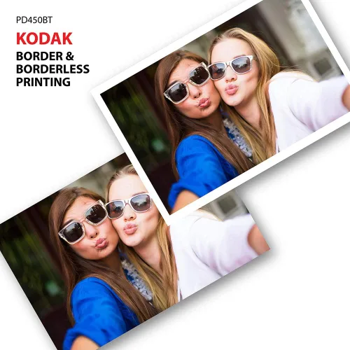 Vista 7 de Kodak Dock Premium - Impresora fotográfica instantánea portátil para fotos de 4x6 pulgadas, fotos en color, tecnología 4 Pass y proceso