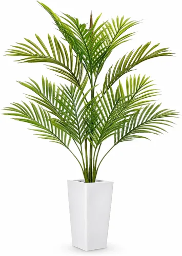 Vista 18 de GarveeHome Árbol de buganvilla artificial de 5 pies, planta de buganvilla de seda sintética con maceta, decoración interior y exterior, planta