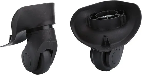 Vista 8 de Dilwe - Ruedas de repuesto para maleta de equipaje 2 pares de ruedas de PVC gran accesorio para maleta de equipaje W041-2 L