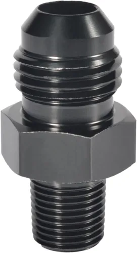 Vista 7 de Adaptador de tubería macho 4AN a NPT de 1/4 pulgadas, adaptador recto de aluminio de 4AN a 1/4 de pulgada NPT para accesorios de sistema