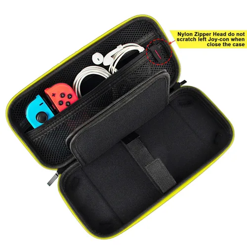Vista 80 de daydayup Switch Carrying Case Compatible with Nintendo Switch 2, with 24 Games Cartridges Protective Hard Shell Travel Carrying Case Pouch for