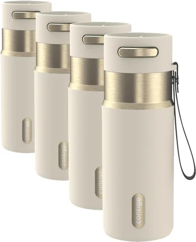 Vista 18 de Contigo Autoseal - Botella de agua de acero inoxidable con aislamiento al Terra Champagne