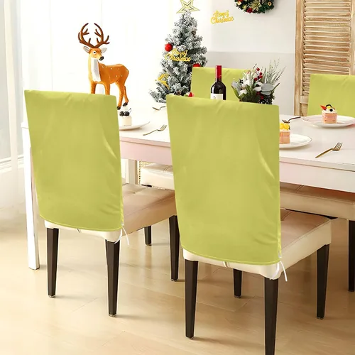 Vista 4 de Chartreuse - Fundas decorativas para respaldo de silla para banquetes de boda, suaves, lavables a mano, fundas decorativas para sillas de comedor, 6