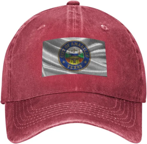 Vista 10 de Amarillo Texas Seal Baseball Cap for Men Women Hats Adjustable Dad Hat Cotton Caps