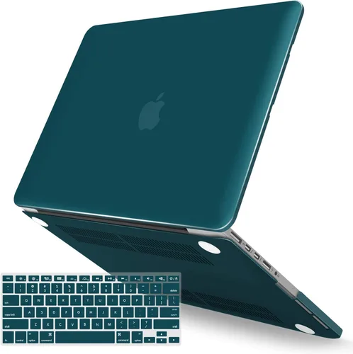 Vista 50 de IBENZER - Compatible con Funda para MacBook Pro de 13 Pulgadas 2015 2014 2013 Finales 2012 A1502 A1425, Carcasa Rígida con Cubierta para Teclado