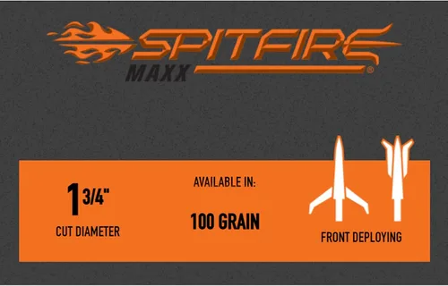 Vista 5 de New Archery Products - Punta de caza para ballesta y ballesta Spitfire, 3 unidades, 100 granos Maxx