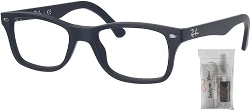 Vista 2 de Ray-Ban RX5228 - Lentes cuadrados para hombre y mujer + paquete con kit de gafas de diseñador iWear