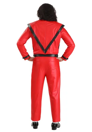 Vista 5 de Disfraz Premium de Thriller Michael Jackson para Hombre Multicolor