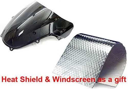 Vista 2 de Kit de carenado negro brillante para Kawasaki Ninja 650R 2006 2007 2008 EX650 ABS Bodywork Set