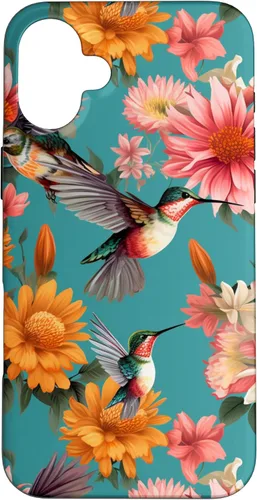 Vista 23 de Funda para iPhone 17 de colibríes en vuelo