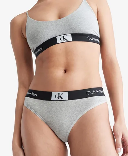 Vista 3 de Calvin Klein Bragas modernas de algodón 1996 para mujer, paquete múltiple